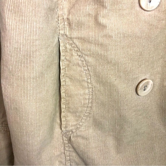 Sonoma tan/ beige coat corduroy lined with polyester fill coat / jacket size L - Picture 2 of 14